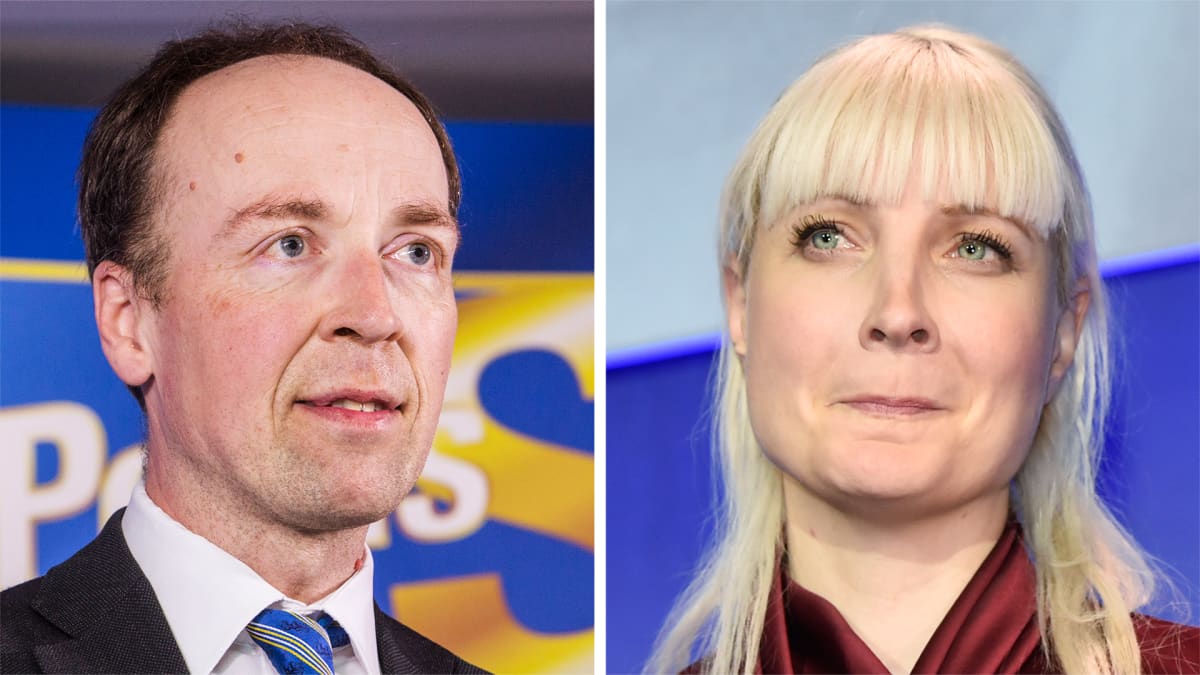 Jussi Halla-aho ja Laura Huhtasaari.