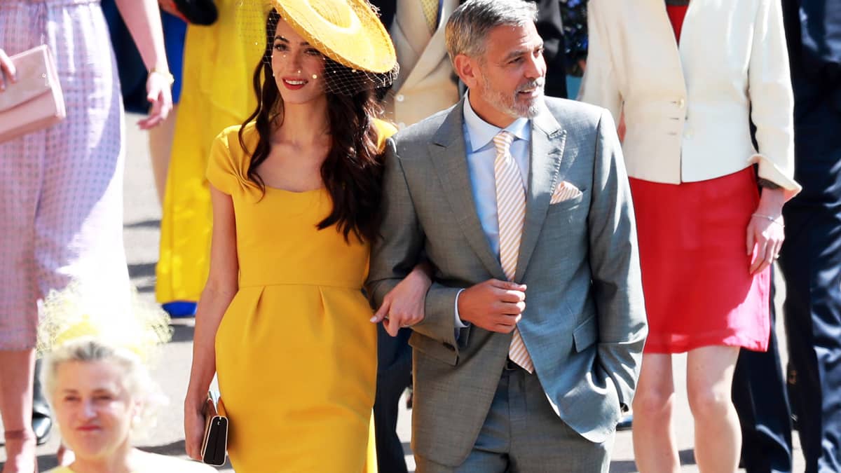 George ja Amal Clooney.