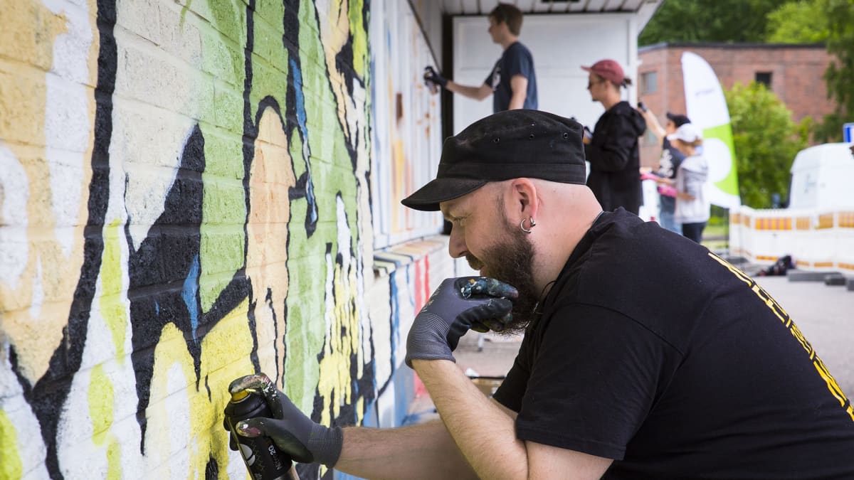 Marko "Acton" Saarelainen, graffiti, purkutaide, Kerava