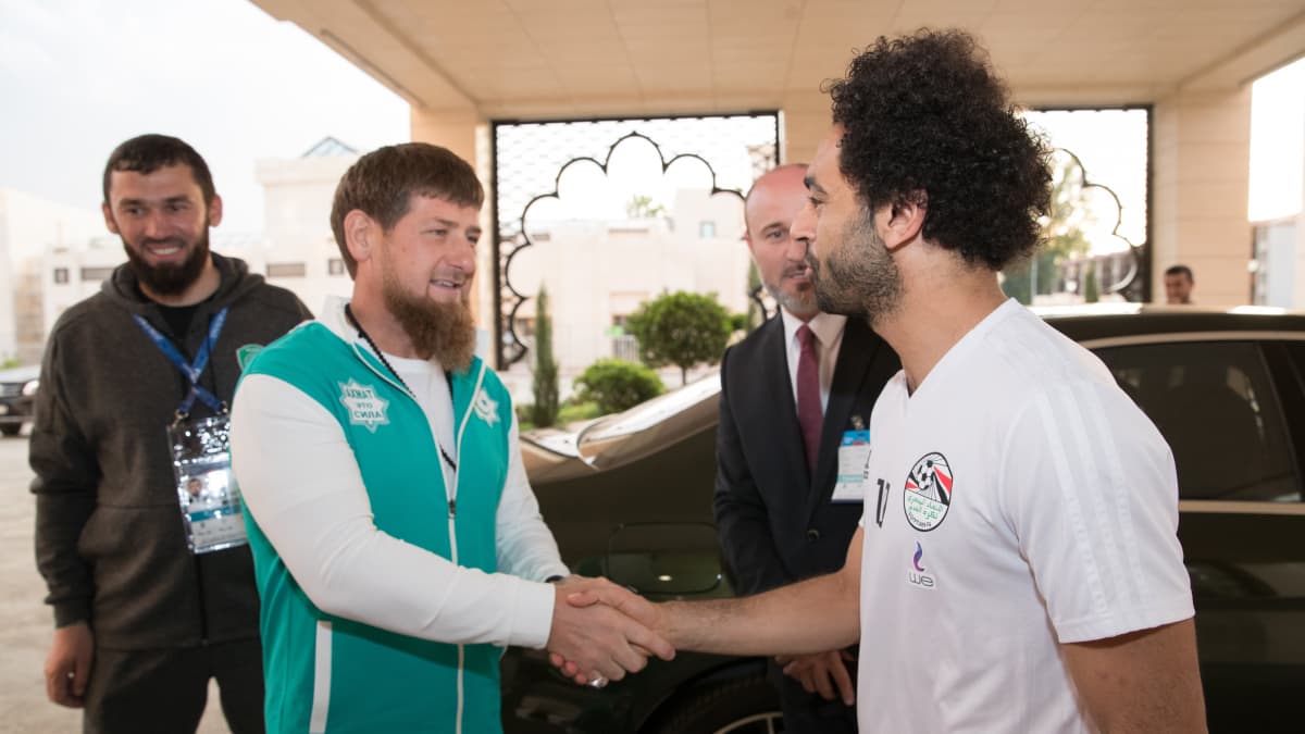Ramzan Kadyrov ja Mohamed Salah