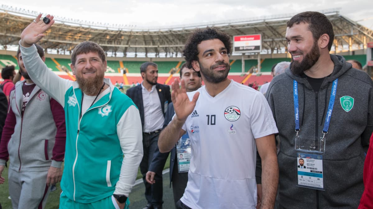 Ramzan Kadyrov ja Mohamed Salah