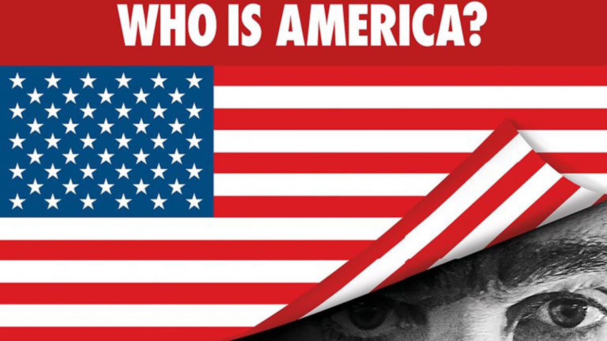 Who Is America? -tv-sarjan tunnuskuva.