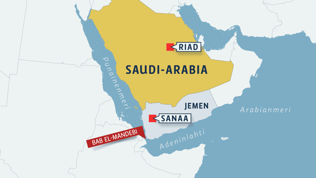 Saudi-Arabia keskeytti kaikki öljykuljetukset Punaisellamerellä – öljyn  hinta voi nousta | Yle Uutiset