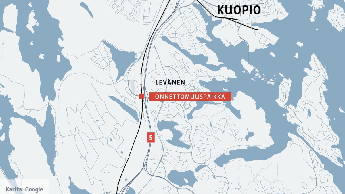 Kuopion kartta.