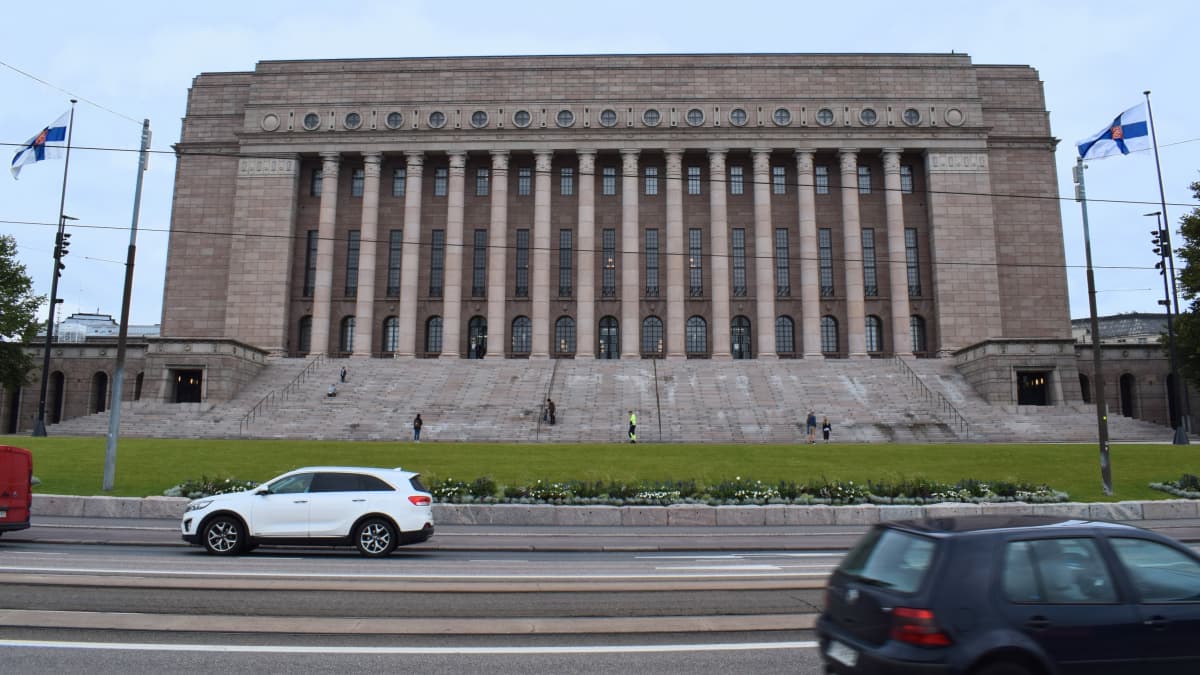 Finnish parliament building.