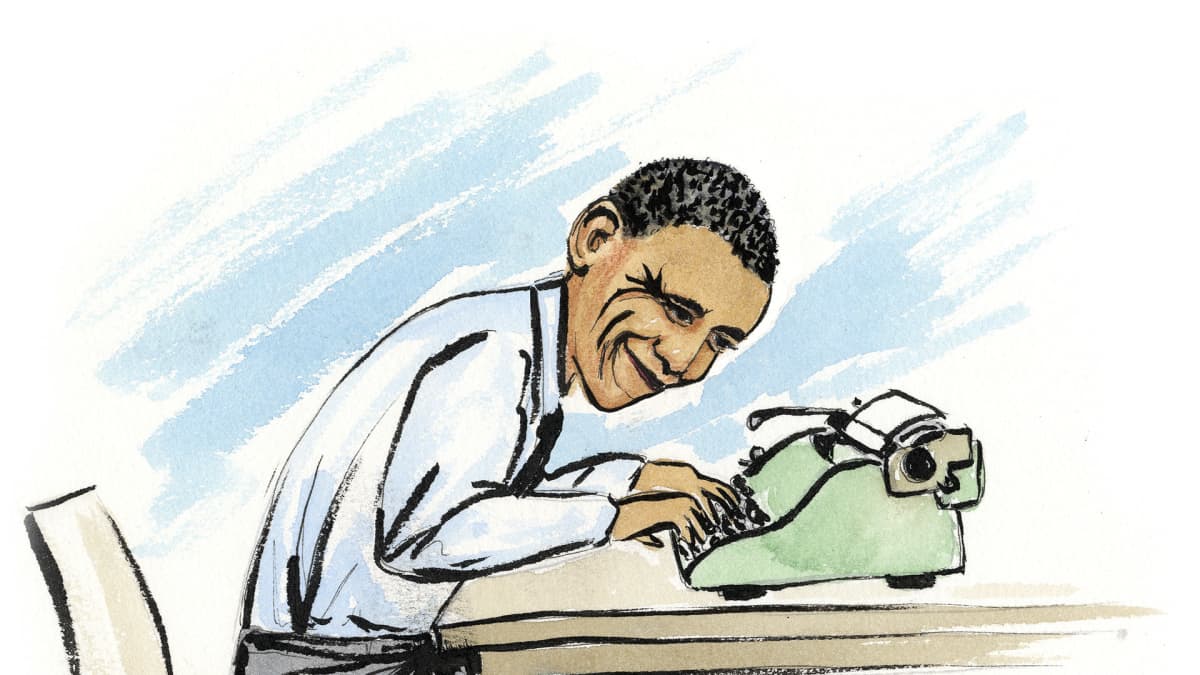 Barack Obama kirjoittaa muistelmiaan.