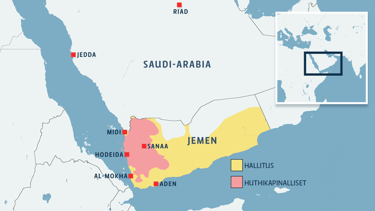 Jemenin kriisiin on sotkeutunut kymmenkunta valtiota – miksi rutiköyhän  maan aavikoista taistellaan verisesti?