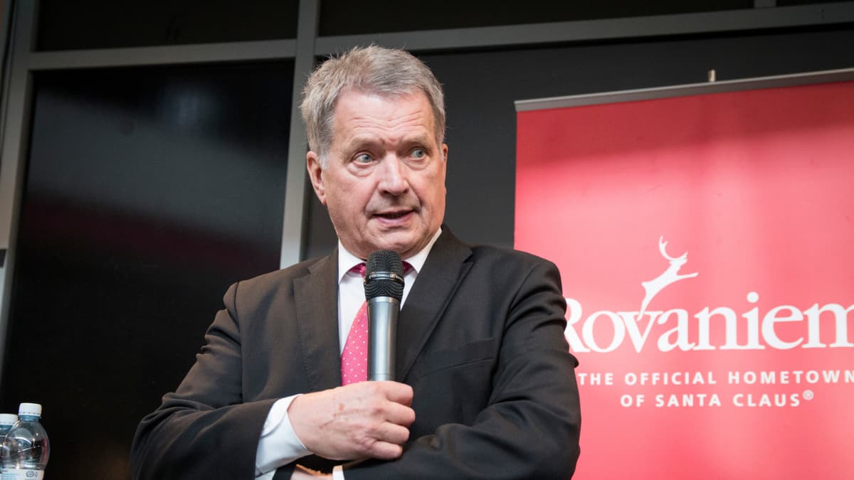 Presidentti Sauli Niinistö vieraili Rovaniemellä kansainvälisessä arktisen alueen biodiversideettikongressissa tiistaina.