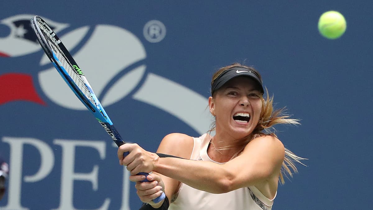 Maria Sarapova on äänekäs tennispelaaja.