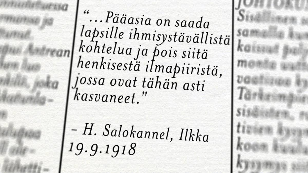 Lehtiote Ilkasta 1918