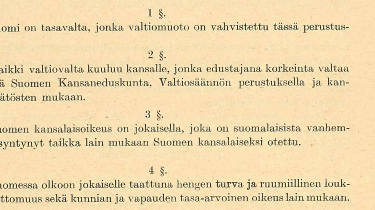 Punaisten ajatuksia Suomen perustuslaiksi on toteutettu pala palalta – jopa  maakuntauudistusta kaavailtiin jo vuonna 1918