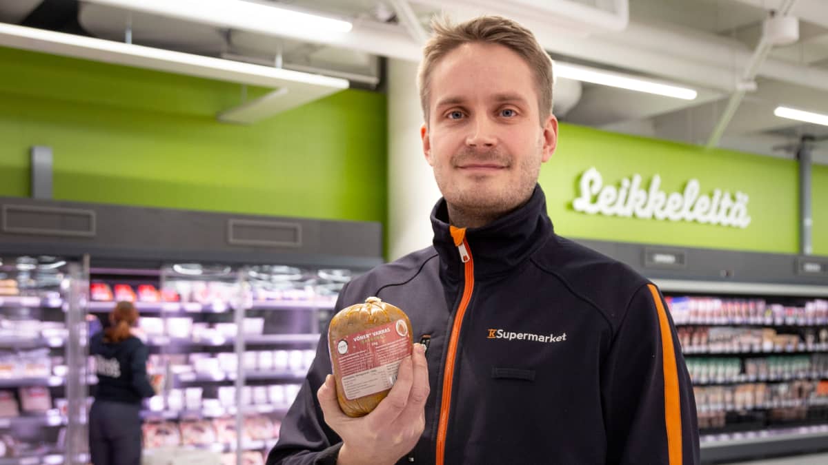 Redi K-Supermarket kauppias Ilari Tikkala Vöner Varras seitan