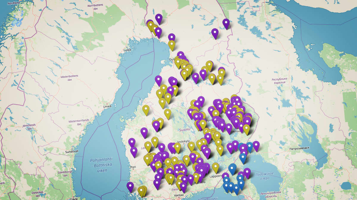 Onpahanvaanlampi, Myrkky, Pöksynhaara - Nimisampo näyttää suomalaiset  paikannimet kartalla | Yle Uutiset