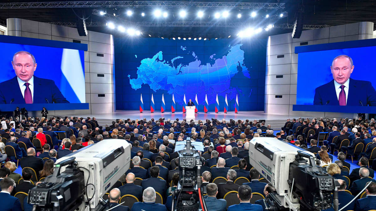 Putin piti vuosittaisen puheensa 20.  helmikuuta.