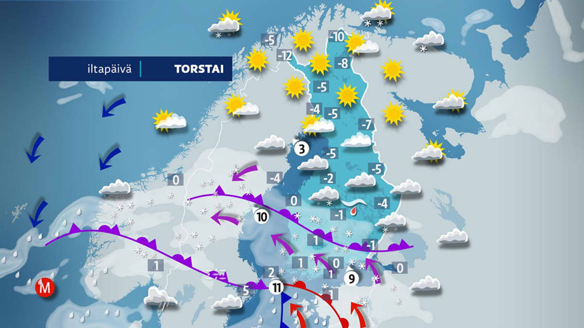 Torstain sääennuste.