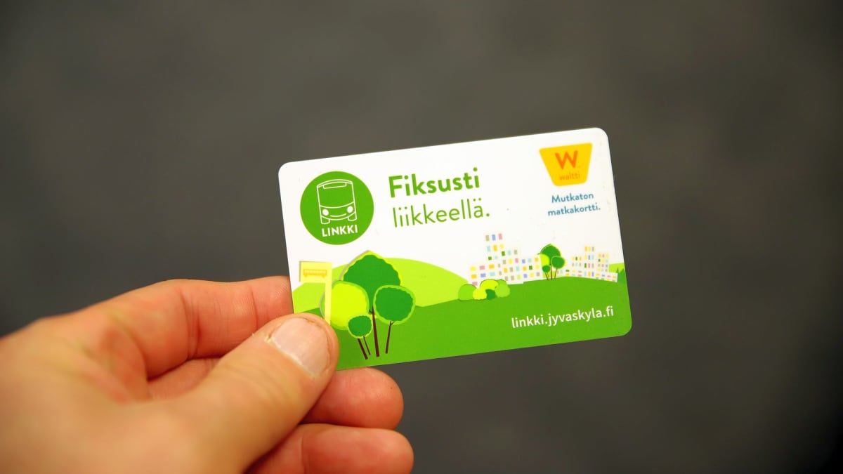 Waltti-matkakortilla matkustetaan sujuvasti Jyvässeudun Linkeillä.