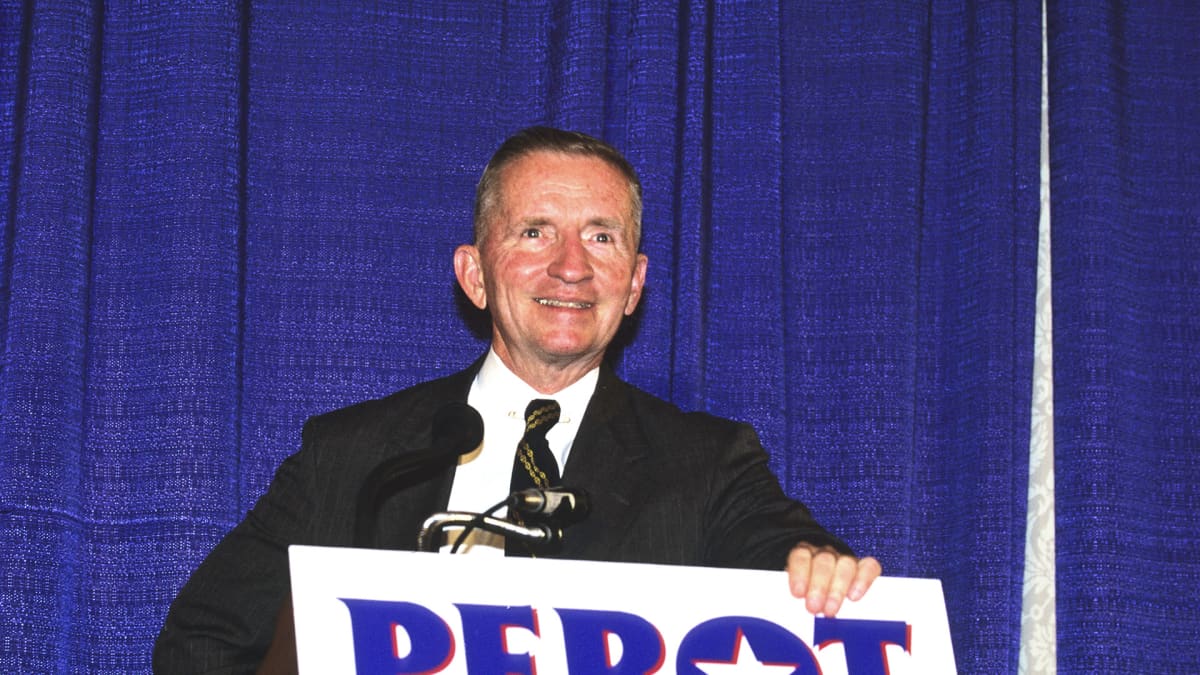 Ross Perot vuonna 1992.