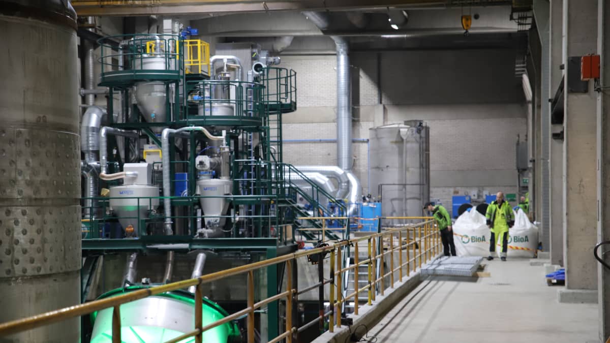 Sunilan vuonna 2019 avattu kierrätyslannoitetehdas
