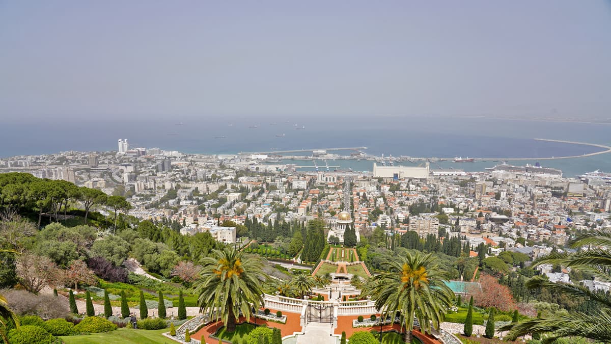 Maisema Haifassa