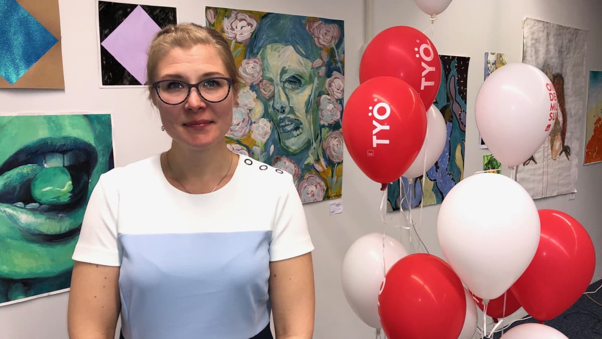 Imatran kaupunginvaltuuston puheenjohtaja, eduskuntavaalien ehdokas Niina Malm, SDP.