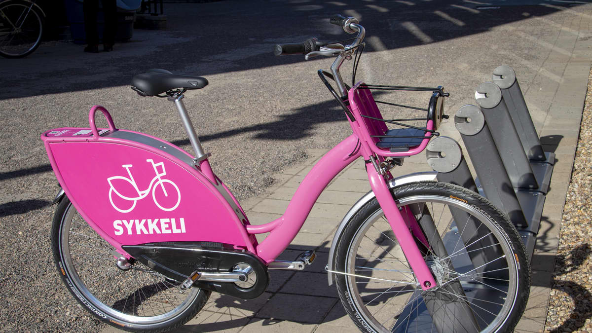 Oulun kaupunkipyörä Sykkeli. 