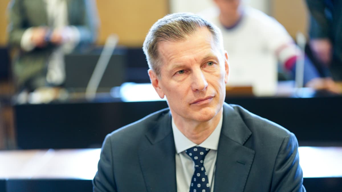 Ilmavoimien entinen komentaja Sampo Eskelinen Helsingin hovioikeudessa 6. toukokuuta 2019.