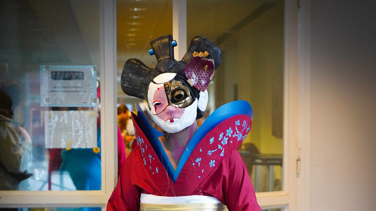 Popcult, cosplay, Ghost in the Shell, geisha