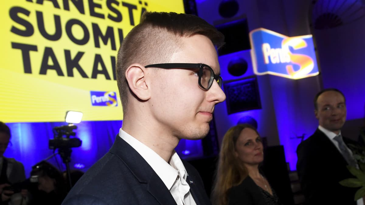 Perussuomalaisten Nuorten puheenjohtaja Asseri Kinnunen