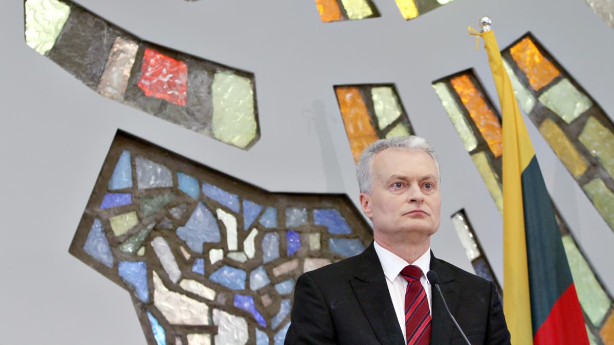 Liettuan presidentti Gitanas Nauseda.