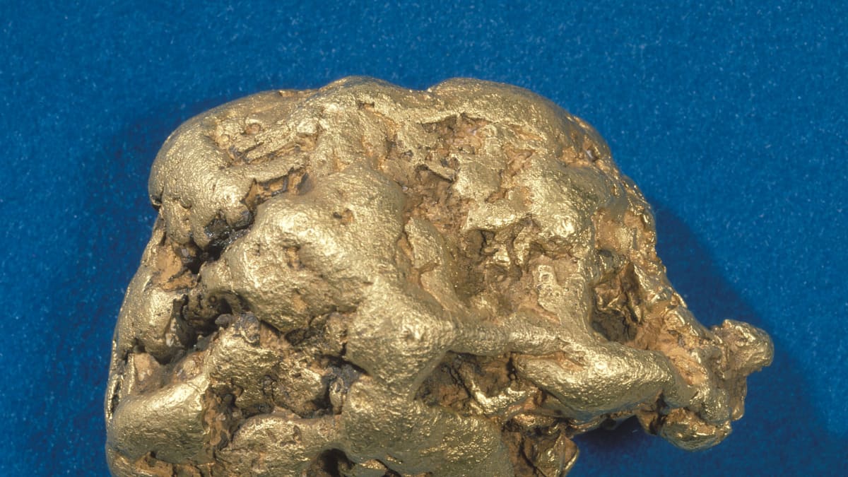 Suomen suurimman kultahipun kopio 392, 9 g,