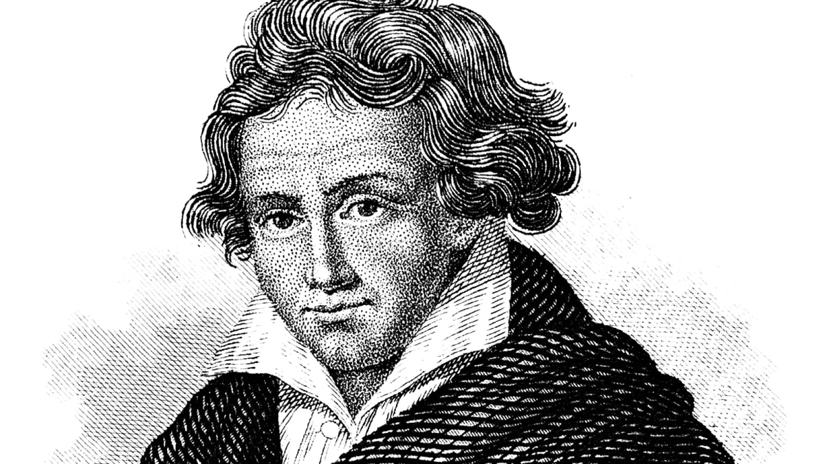 Piirroskuva Ludwig van Beethovenista.