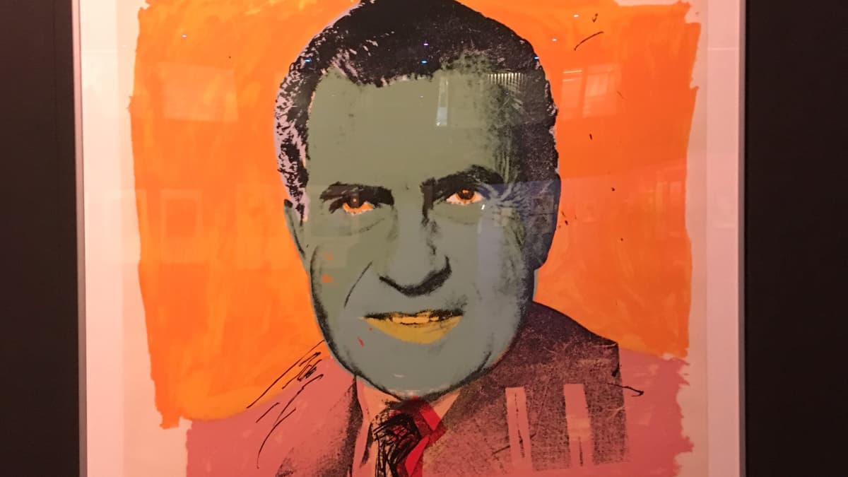 Warholin maalaama Richard Nixon