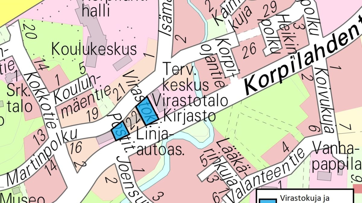 Yksisuuntaiset kadut katoavat Korpilahden keskustasta | Yle Uutiset