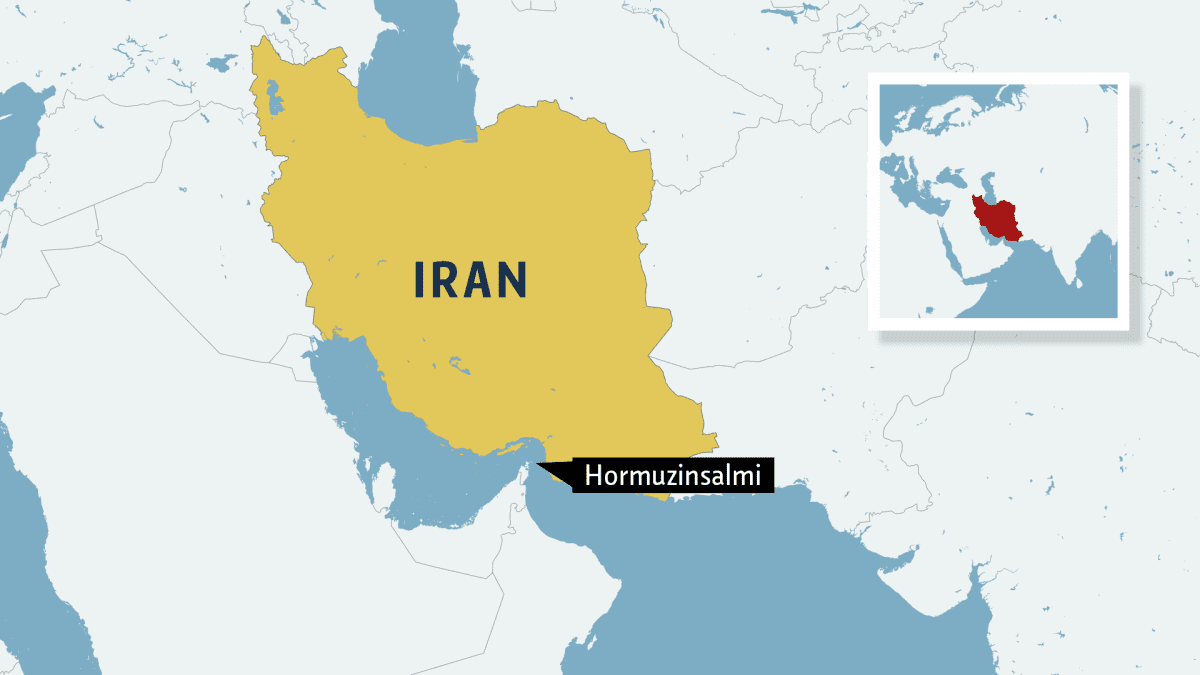 Iranin kartta.