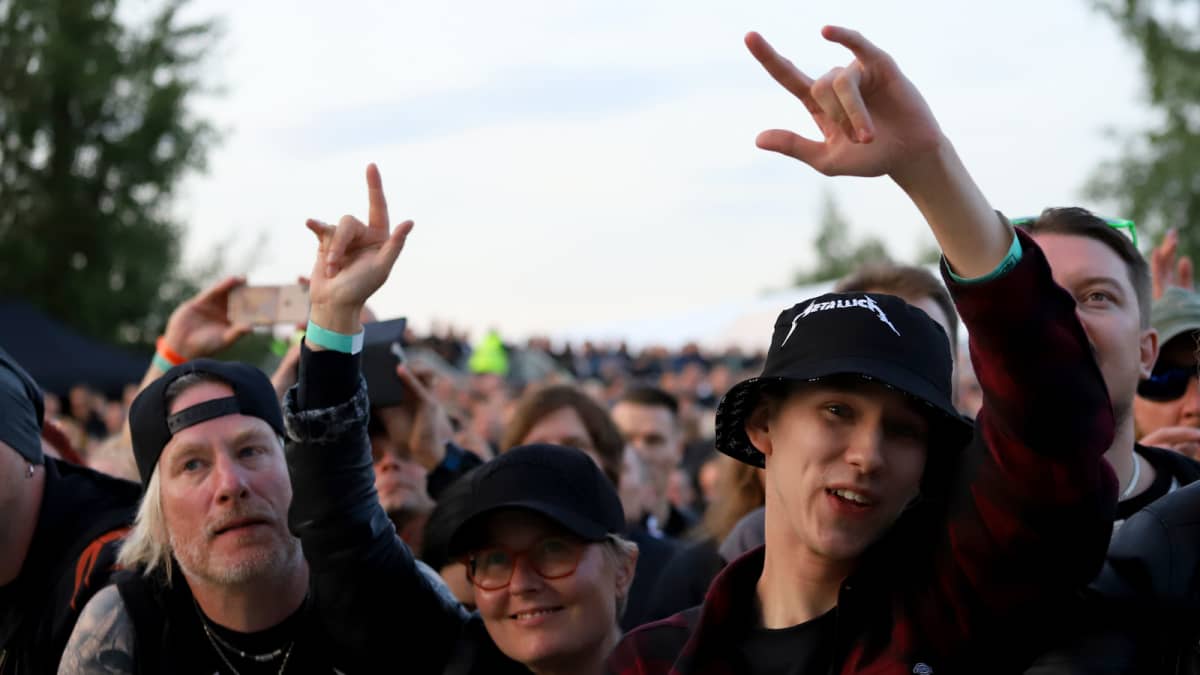 Metallica-keikka Hämeenlinnassa 16.7.2019.