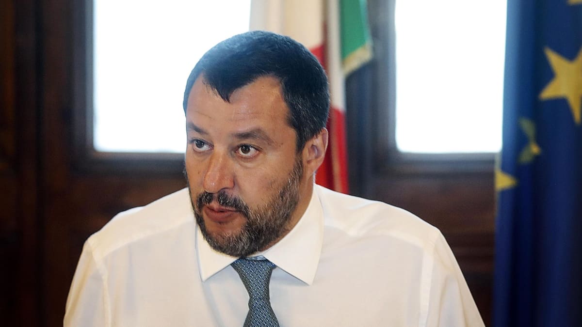 Sisäministeri Matteo Salvini.
