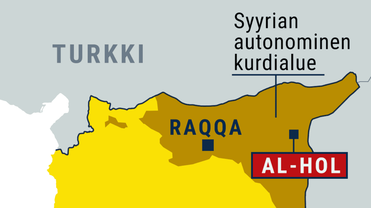 Syyrian kartta, Raqqa, Al-Holin leiri
