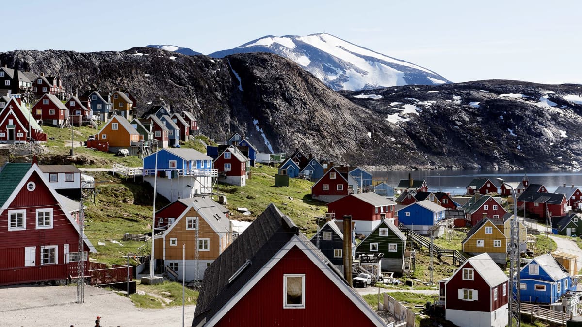 Upernavikin kylä Grönlannissa.