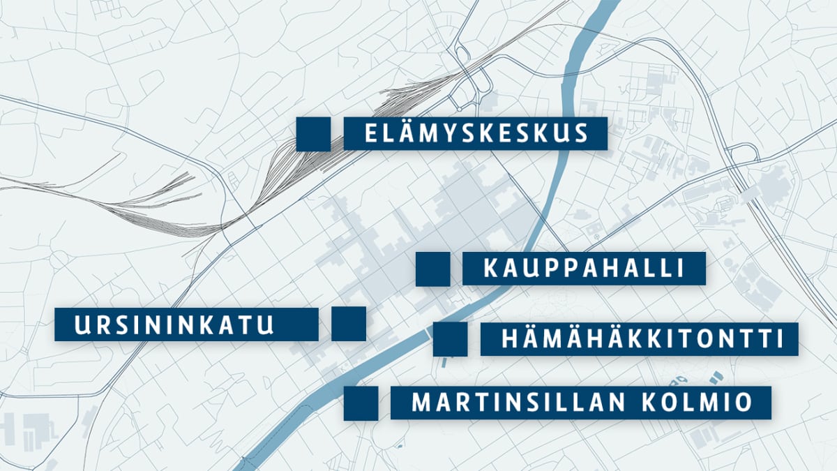 Konserttitalon paikkavaihtoehtoja