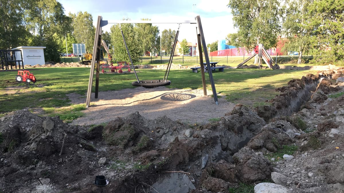 Kemin liikennepuisto remontin kohteena.