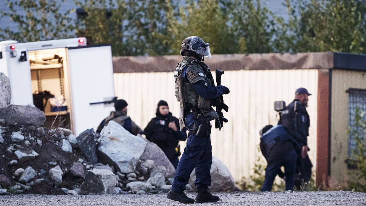 Poliisioperaatio Porvoossa sunnuntaina 25. elokuuta.
