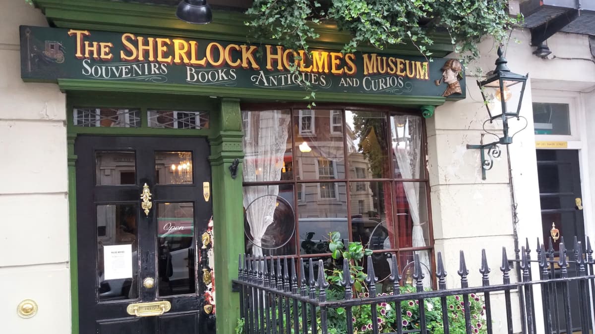 Sherlock Holmes -museo Lontoon Baker Streetillä. 