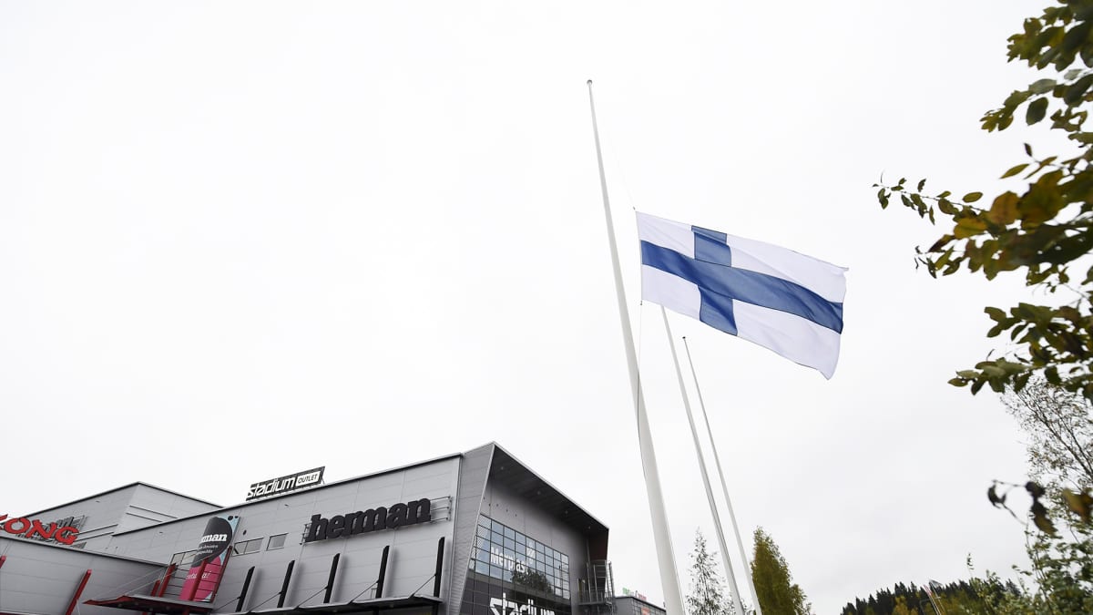 Suruliputus kauppakeskus Hermanissa Kuopiossa.