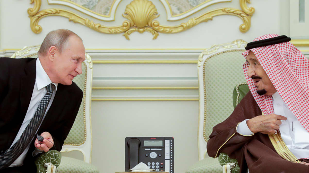 Vladimir Putin ja Salman bin Abdulaziz Al Saud
