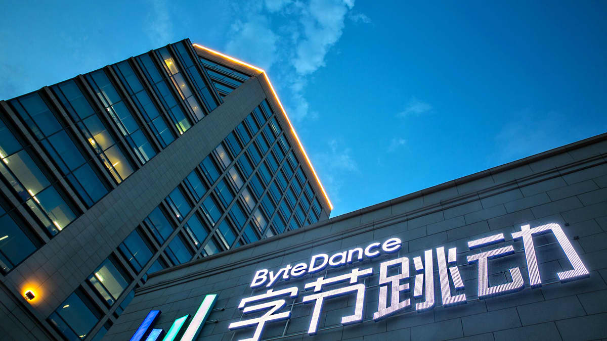 Bytedance-yhtiön pääkonttori Kiinan Pekingissä.