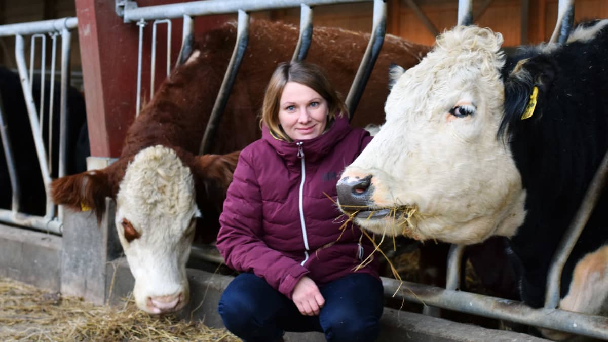 Jessica Aminoff pyörittää Riilahden kartanon maatilaa yhdessä vanhempiensa kanssa.