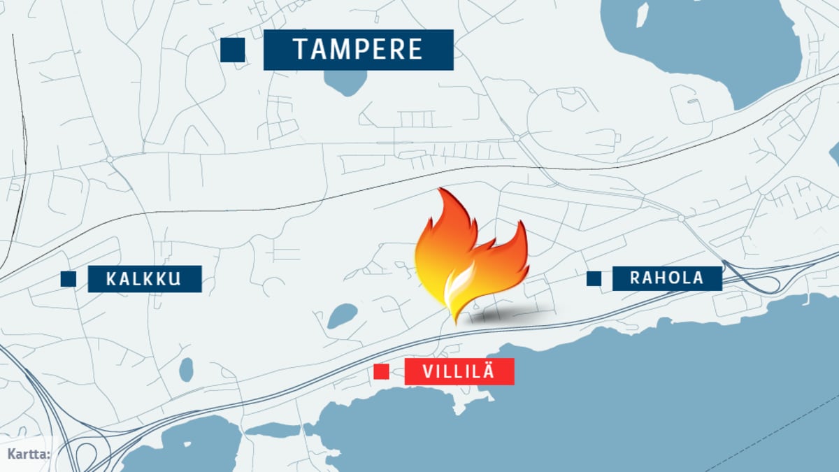 Lähes valmis uusi autopesula paloi Tampereella | Yle Uutiset