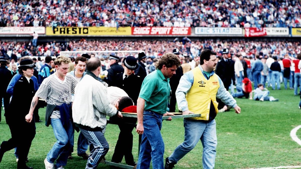 Hillsboroughin katsomotragedia 15. toukokuuta 1989.