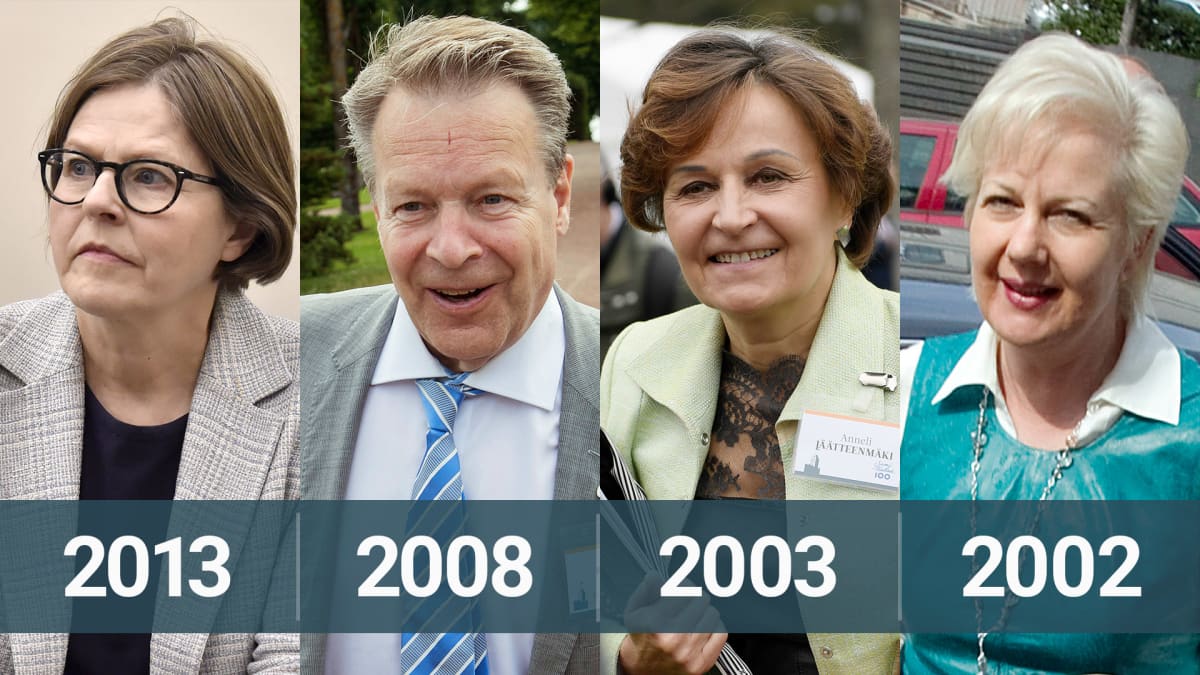 Tällä vuosituhannella eronneet ministerit: Hautala, Kanerva, Jäätteenmäki ja Lindén