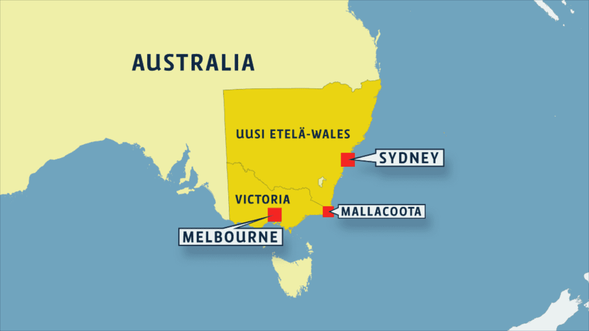 australian kartta